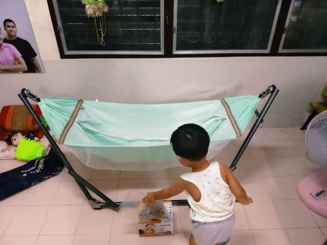 อุปกรณ์สำหรับเด็กและทารก เปลเด็ก ไซส์ S M และมอเตอร์ไกวอัตโนมัติ VINANOI A100 ผ้าเปลไมโครไฟเบอร์ ป้องกันไรฝุ่น ปลอดภัย แข็งแรง ใช้งานง่าย เบาแรง