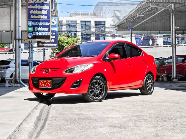รถ Mazda Mazda 2 1.5 Elegance Groove สี แดง