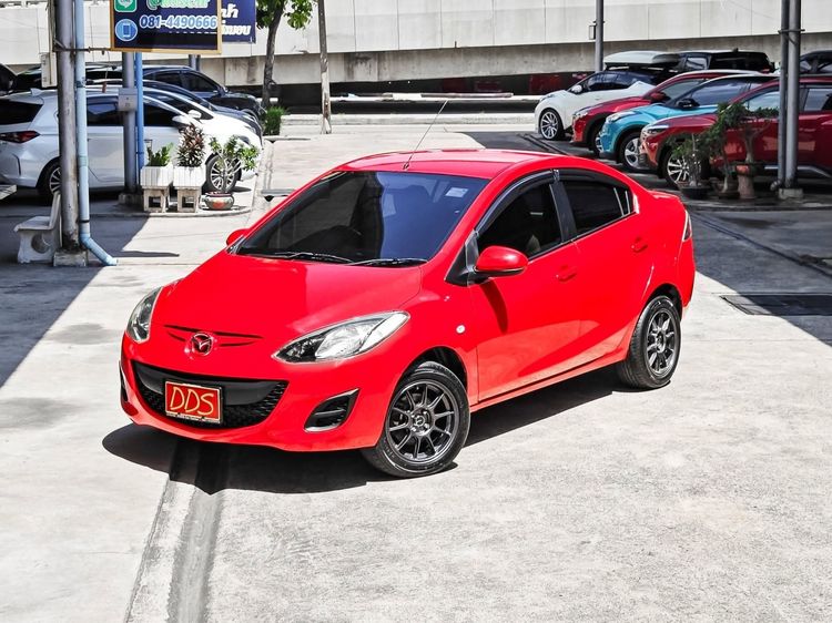 Mazda Mazda 2 2014 1.5 Elegance Groove Sedan เบนซิน เกียร์อัตโนมัติ แดง รูปที่ 2