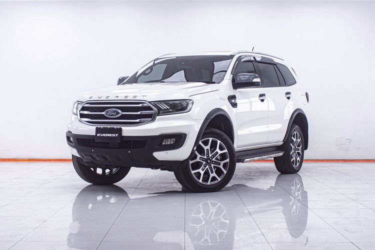 รถ Ford Everest 2.0 Bi-Turbo Titanium+ 4WD สี ขาว