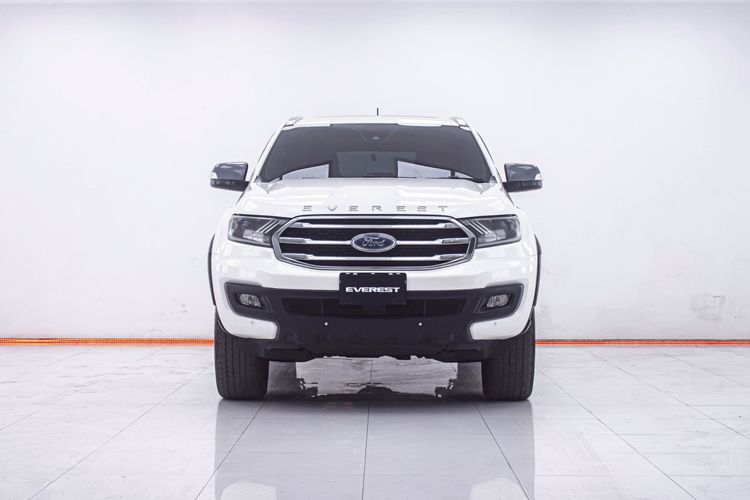 Ford Everest 2021 2.0 Bi-Turbo Titanium+ 4WD Utility-car ดีเซล ไม่ติดแก๊ส เกียร์อัตโนมัติ ขาว รูปที่ 4