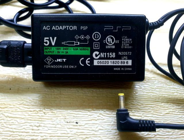 ขายอแดบเตอร์ Sony 5v 2a หัวเหลืองมาตรฐาน ของแท้ ใช้งานกับเครื่องเล่นและอุปกรณ์หลากหลาย