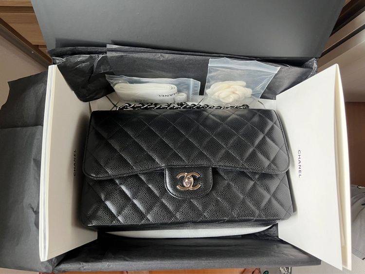ไม่ระบุ ดำ หนังแท้ chanel classic 