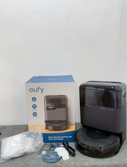 EUfY OMNI C20 หุ่นยนต์ดูดฝุ่นวัสดุดีแข็งแรงน่าใช้แนะนำเลยค่ะสภาพโดยรวมยังดีแบตเตอรี่ใช้ได้ยาวเลยค่ะ