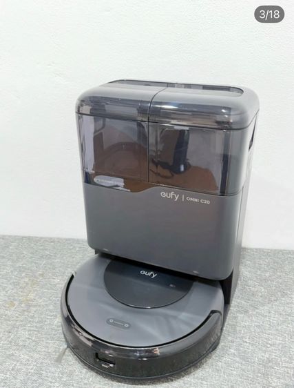 EUfY OMNI C20 หุ่นยนต์ดูดฝุ่นวัสดุดีแข็งแรงน่าใช้แนะนำเลยค่ะสภาพโดยรวมยังดีแบตเตอรี่ใช้ได้ยาวเลยค่ะ รูปที่ 3