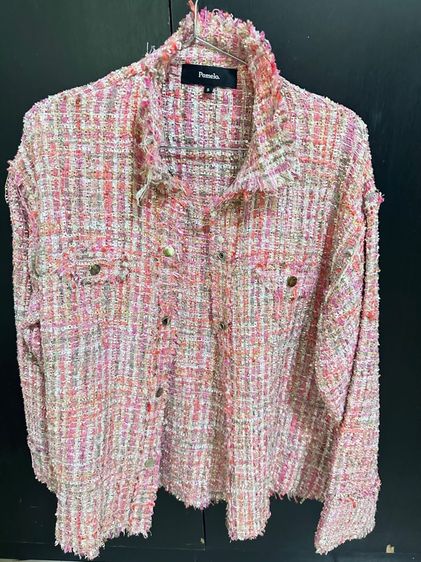แขนยาว ชมพู EU 35 เสื้อแจ็คเก็ต | เสื้อคลุม Pomelo 