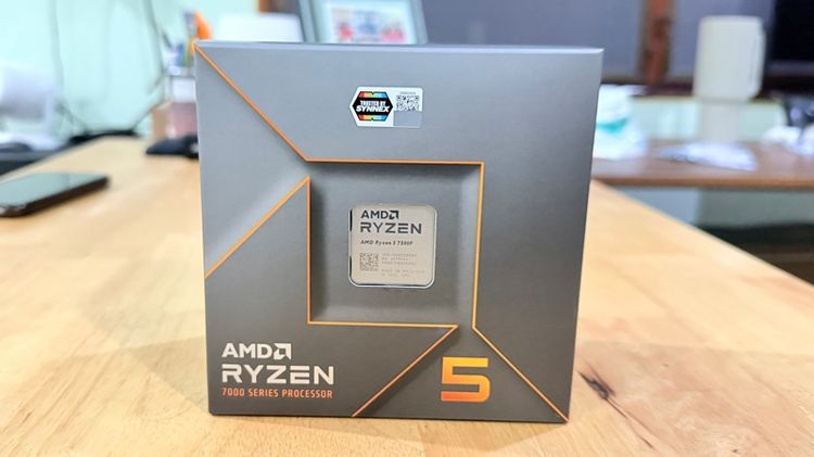 อุปกรณ์เกมส์ CPU Ryzen 5 7500F มือ 1