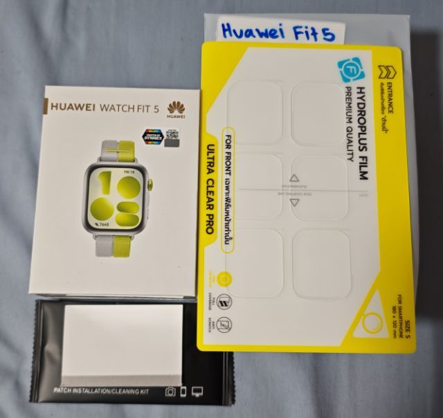อัลลอย Huawei watch fit 5 สีเงิน NFC มือ1 ยังไม่แกะซีล เครื่องศูนย์ไทย