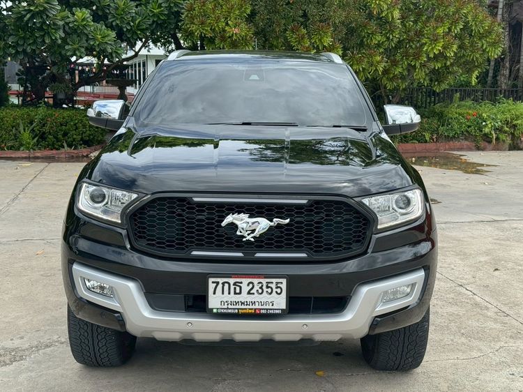 Ford Everest 2017 2.2 Titanium Plus Utility-car ดีเซล ไม่ติดแก๊ส เกียร์อัตโนมัติ ดำ รูปที่ 2