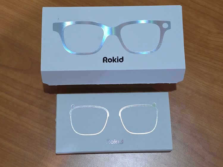 อื่นๆ แว่นสายตา แว่นตา rokia ai glasses รุ่นมีจอในกระจกแว่น + ชุดคิท กรอบเลนส์สายตา แม่เหล็ก