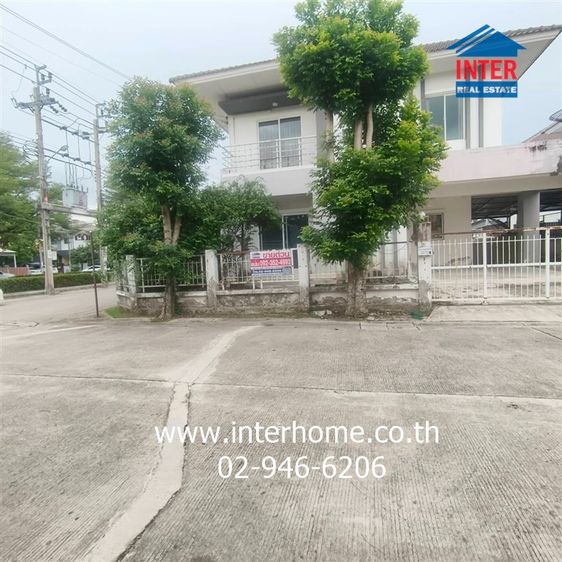 บ้านเดี่ยว 2 ชั้น 52 ตร.ว. หมู่บ้านลลิลพร็อพเพอร์ตี้ สุวรรณภูมิ ใกล้มหาวิทยาลัยสุวรรณภูมิ ถนนเลียบกาญจนาภิเษก ถนนลาดกระบัง เขตลาดกระบัง