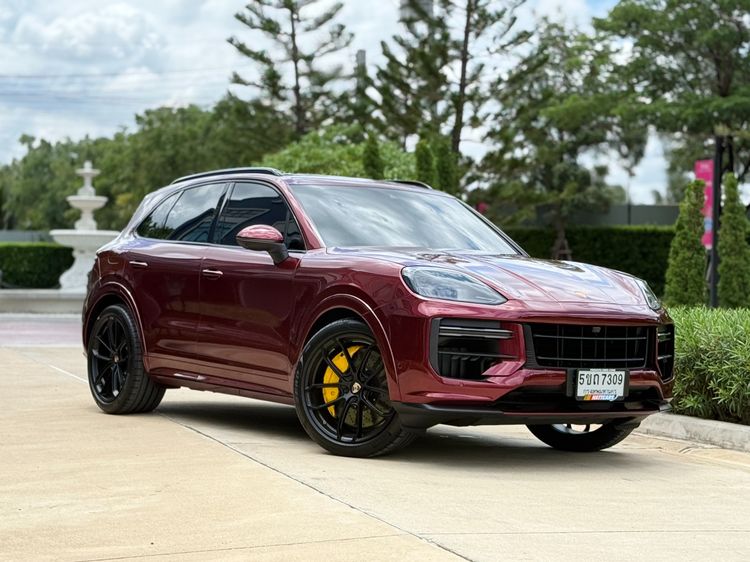 Porsche Cayenne 2022 3.0 E-Hybrid 4WD Utility-car ปลั๊กอินไฮบริด (PHEV) ไม่ติดแก๊ส เกียร์อัตโนมัติ แดง รูปที่ 3