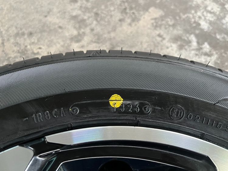 ✨ล้อแม็ก✨Toyota Yaris ขอบ 15 ดำหน้าเงา พร้อมยางใหม่💯185-60-15 Dunlop🚩ปี 26🚩 รูปที่ 9
