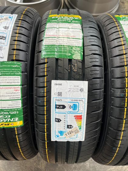 ✨ล้อแม็ก✨Toyota Yaris ขอบ 15 ดำหน้าเงา พร้อมยางใหม่💯185-60-15 Dunlop🚩ปี 26🚩 รูปที่ 11