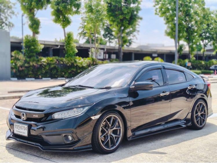 Honda Civic 2019 1.5 Turbo RS Sedan เบนซิน ไม่ติดแก๊ส เกียร์อัตโนมัติ ดำ