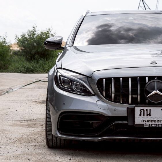 Mercedes-Benz C-Class 2015 C300 Sedan ไฮบริด เทา รูปที่ 3