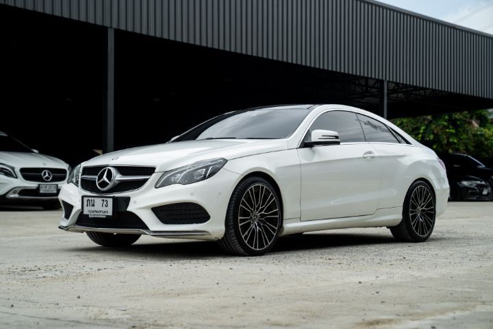 รถ Mercedes-Benz E-Class E200 สี ขาว