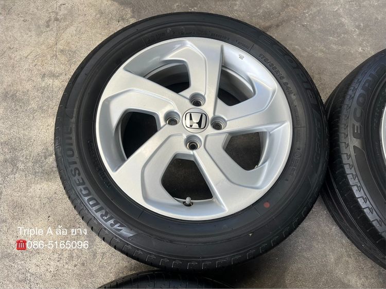 ✨ล้อแม็ก✨Honda City ใบพัด ขอบ 15 แถมยาง 175-65-15 Bridgestone ปลายปี 20 รูปที่ 4