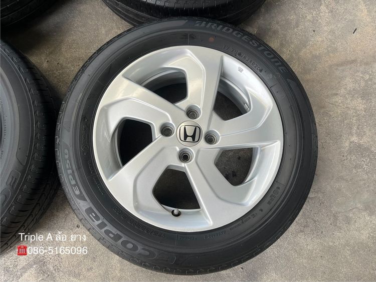 ✨ล้อแม็ก✨Honda City ใบพัด ขอบ 15 แถมยาง 175-65-15 Bridgestone ปลายปี 20 รูปที่ 3