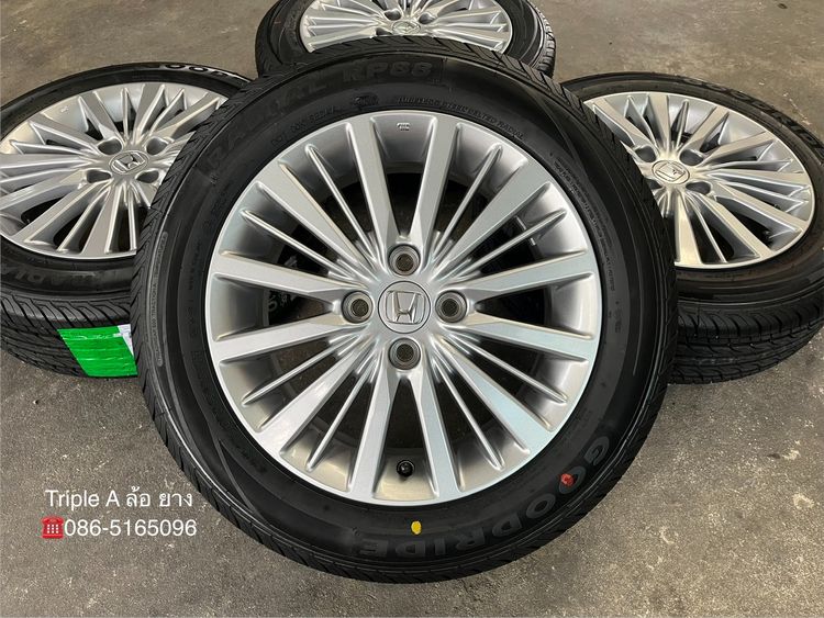 ✨ล้อแม็กป้ายแดง✨Honda City ขอบ 15 พร้อมยางใหม่💯185-60-15 Goodride🚩ปี 26🚩 รูปที่ 2