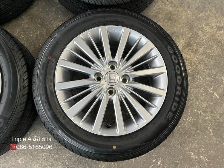 ✨ล้อแม็กป้ายแดง✨Honda City ขอบ 15 พร้อมยางใหม่💯185-60-15 Goodride🚩ปี 26🚩 รูปที่ 3