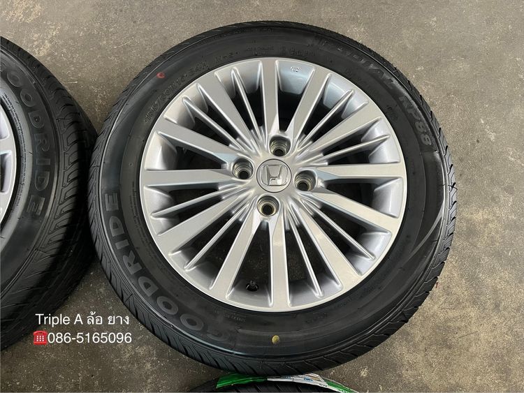 ✨ล้อแม็กป้ายแดง✨Honda City ขอบ 15 พร้อมยางใหม่💯185-60-15 Goodride🚩ปี 26🚩 รูปที่ 5