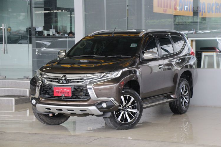 Mitsubishi Pajero Sport 2017 2.4 GT Premium Utility-car ดีเซล ไม่ติดแก๊ส เกียร์อัตโนมัติ น้ำตาล