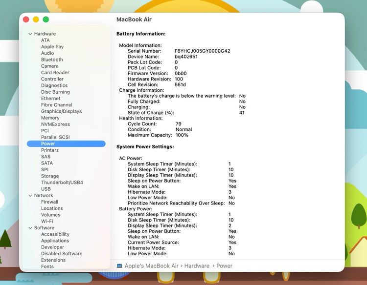 MacBook Air 13.6-inch M4 2025 Ram16GB SSD256GB SkyBlue apple care 24 March 2027  รูปที่ 13