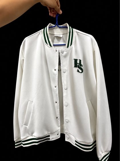 แขนยาว เสื้อแจ็คเก็ต | เสื้อคลุม อื่นๆ เสื้อคลุม High School แท้ สีขาว ของใหม่ 