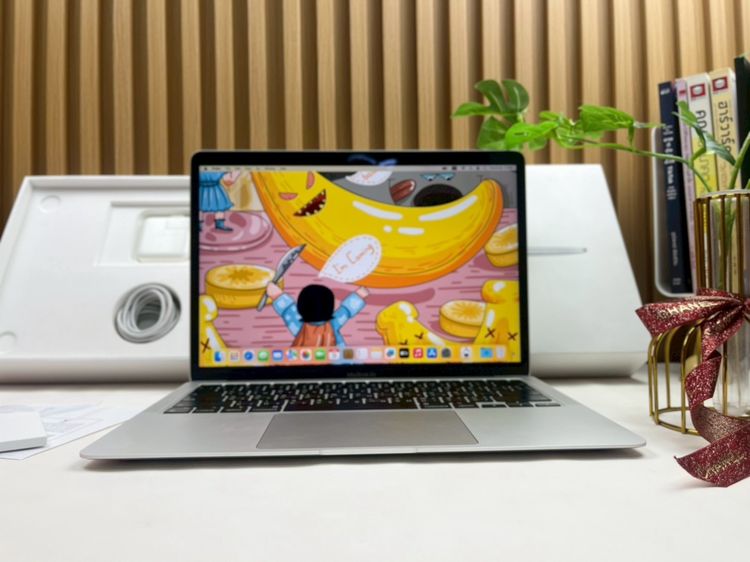 Apple แมค โอเอส 8 กิกะไบต์ อื่นๆ ไม่ใช่ MacBook Air 13.3-inch M1,2020 Ram8GB SSD256GB Silver