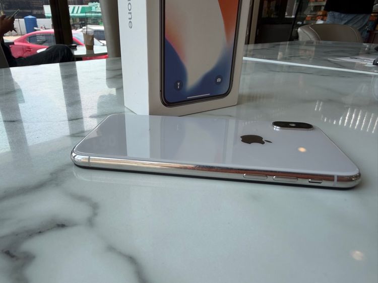 iPhone X สีขาว 256 GB ตัว Top เครื่องศูนย์ไทย โมเดล Th สภาพสวย สแกนใบหน้าปกติ รูปที่ 7