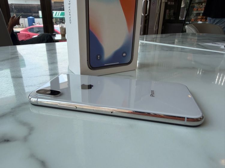iPhone X สีขาว 256 GB ตัว Top เครื่องศูนย์ไทย โมเดล Th สภาพสวย สแกนใบหน้าปกติ รูปที่ 6