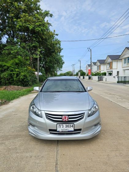 Honda Accord 2013 2.0 EL NAVI Sedan เบนซิน ไม่ติดแก๊ส เกียร์อัตโนมัติ เงิน รูปที่ 2
