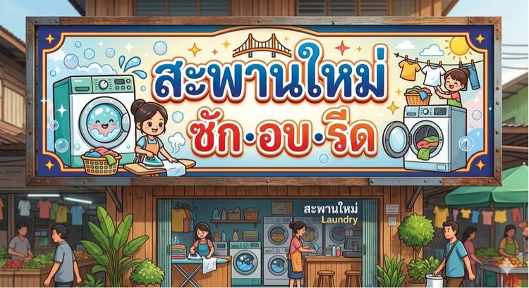 สะพานใหม่ ซัก อบ รีด