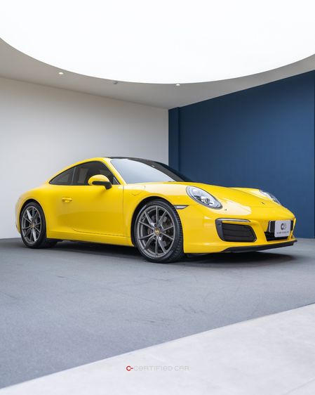 Porsche 911 Carrera 2016 3.0 Sedan เบนซิน ไม่ติดแก๊ส เกียร์อัตโนมัติ เหลือง รูปที่ 3