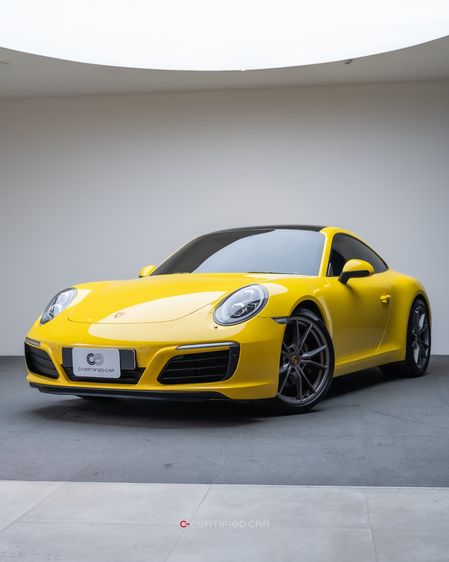 Porsche 911 Carrera 2016 3.0 Sedan เบนซิน ไม่ติดแก๊ส เกียร์อัตโนมัติ เหลือง