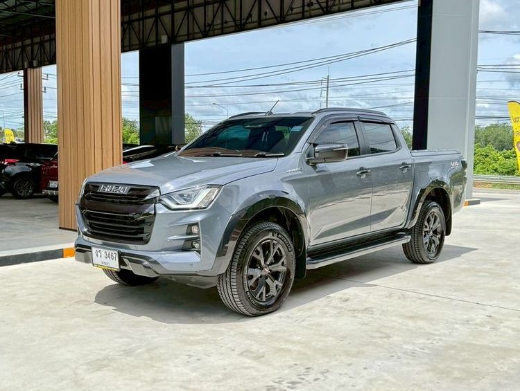Isuzu D-MAX 2023 3.0 Vcross M 4WD Pickup ดีเซล ไม่ติดแก๊ส เกียร์อัตโนมัติ เทา