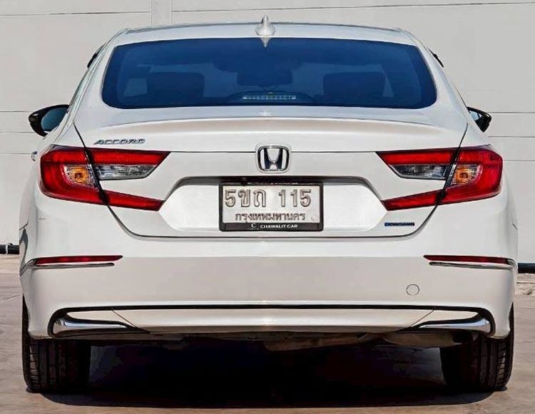 Honda Accord 2020 2.0 Hybrid Sedan ไฮบริด ไม่ติดแก๊ส เกียร์อัตโนมัติ ขาว รูปที่ 4