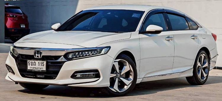 Honda Accord 2020 2.0 Hybrid Sedan ไฮบริด ไม่ติดแก๊ส เกียร์อัตโนมัติ ขาว