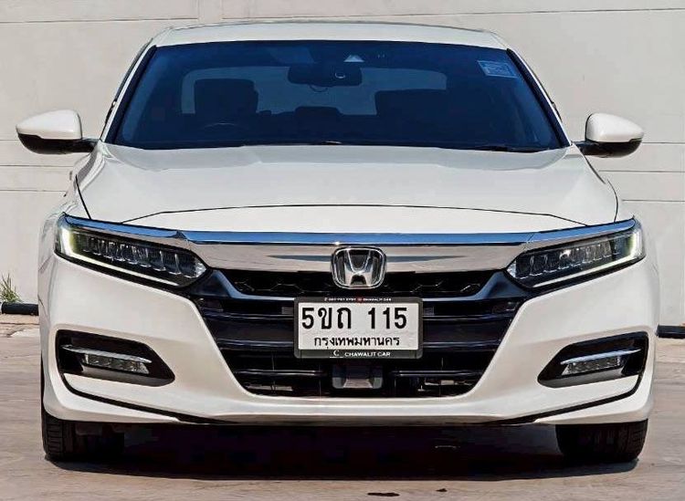 Honda Accord 2020 2.0 Hybrid Sedan ไฮบริด ไม่ติดแก๊ส เกียร์อัตโนมัติ ขาว รูปที่ 2
