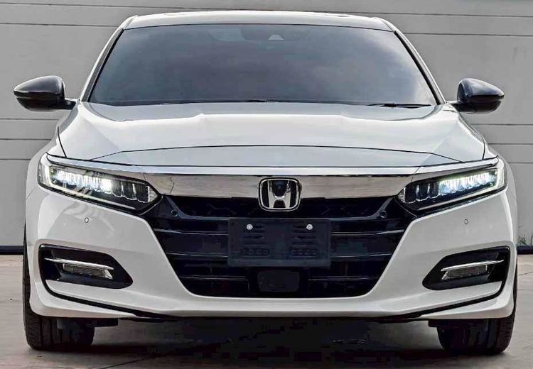 Honda Accord 2020 2.0 Hybrid Tech Sedan ไฮบริด ไม่ติดแก๊ส เกียร์อัตโนมัติ ขาว รูปที่ 2