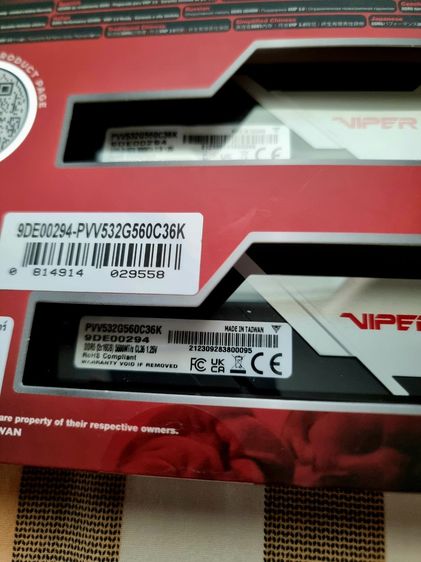 ขาย RAM PATRIOT VIPER VENOM 32GB (16GBx2) DDR5 5600MHZ CL36 สภาพใหม่ รูปที่ 4