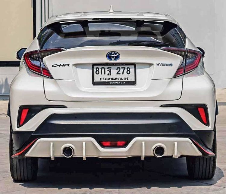 Toyota C-HR 2019 1.8 HV Mid Utility-car ไฮบริด เกียร์อัตโนมัติ ขาว รูปที่ 4