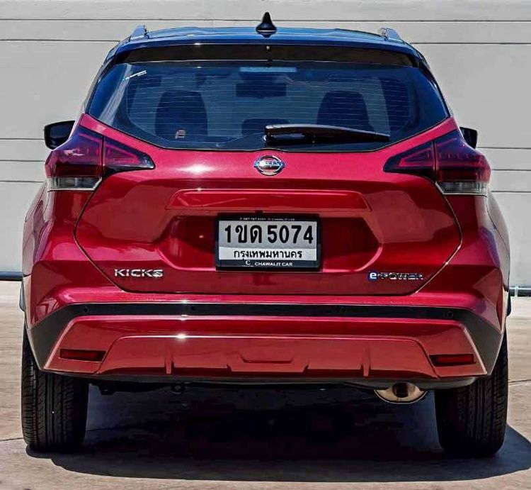 Nissan Kicks 2020 1.2 VL Sedan ไฮบริด ไม่ติดแก๊ส เกียร์อัตโนมัติ แดง รูปที่ 4