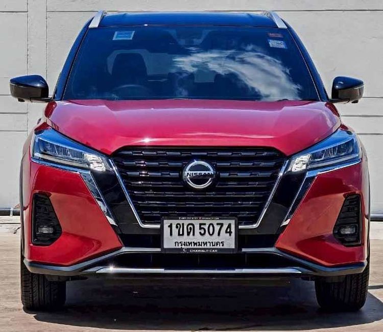 Nissan Kicks 2020 1.2 VL Sedan ไฮบริด ไม่ติดแก๊ส เกียร์อัตโนมัติ แดง รูปที่ 2