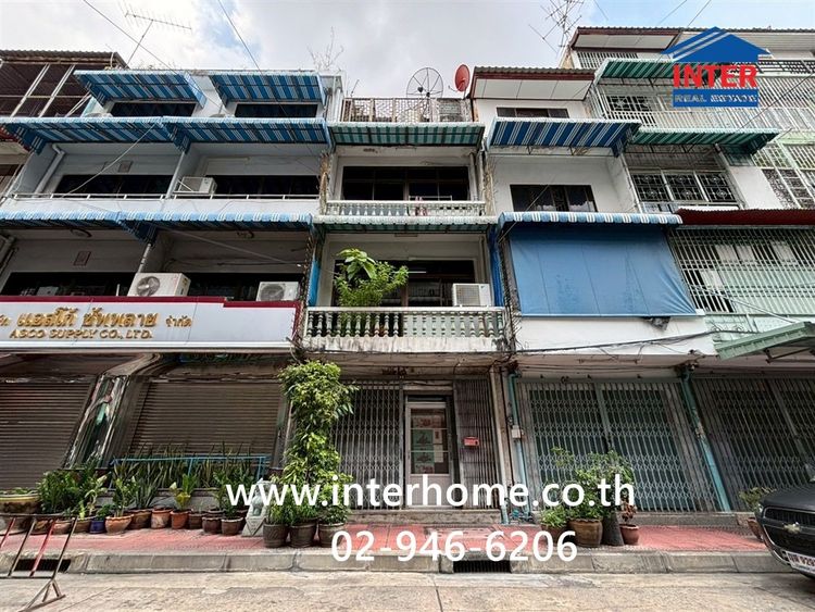 อาคารพาณิชย์ 3.5 ชั้น 7 ตร.ว. อาคารพาณิชย์ ใกล้โรงพยาบาลหัวเฉียว ถนนยุคล1 ถนนเฉลิมเขต เขตป้อมปราบศัตรูพ่าย กรุงเทพมหานคร