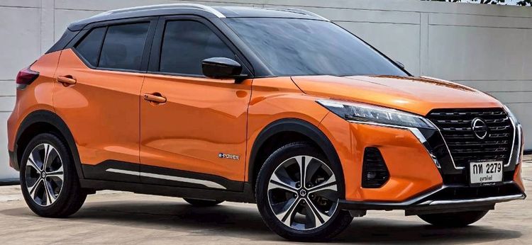 Nissan Kicks 2022 1.2 VL Sedan เบนซิน ไม่ติดแก๊ส เกียร์อัตโนมัติ ส้ม รูปที่ 3