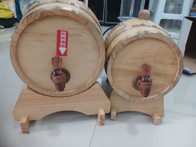 ขายยกชุดทั้งหมด ถังไม้โอ๊คขนาด5L 3L ทาวเวอร์เบียร์ไวน์ลูกโลกขนาด3Lและทาวเวอร์สไตล์ปั๊มน้ำมันย้อนยุคขนาดประมันลิตรกว่า รูปที่ 3