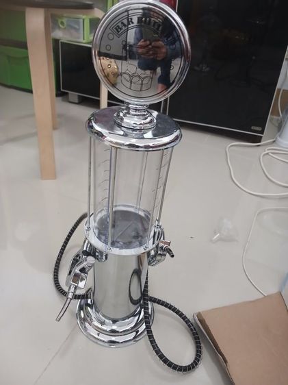 ขายยกชุดทั้งหมด ถังไม้โอ๊คขนาด5L 3L ทาวเวอร์เบียร์ไวน์ลูกโลกขนาด3Lและทาวเวอร์สไตล์ปั๊มน้ำมันย้อนยุคขนาดประมันลิตรกว่า รูปที่ 5