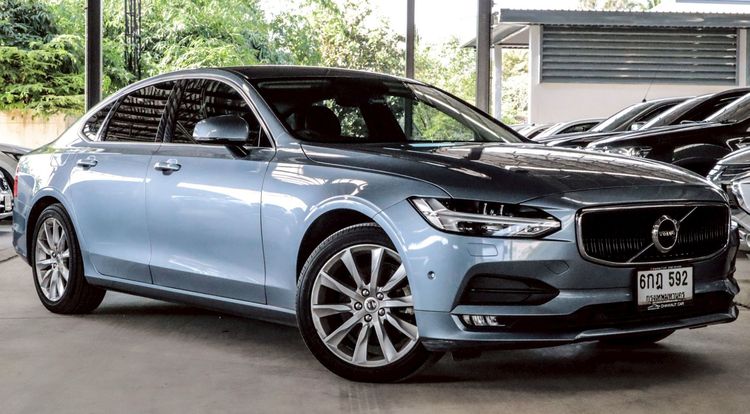 Volvo S90 2018 2.0 D4 Momentum Sedan ดีเซล ไม่ติดแก๊ส เกียร์อัตโนมัติ เทา รูปที่ 3